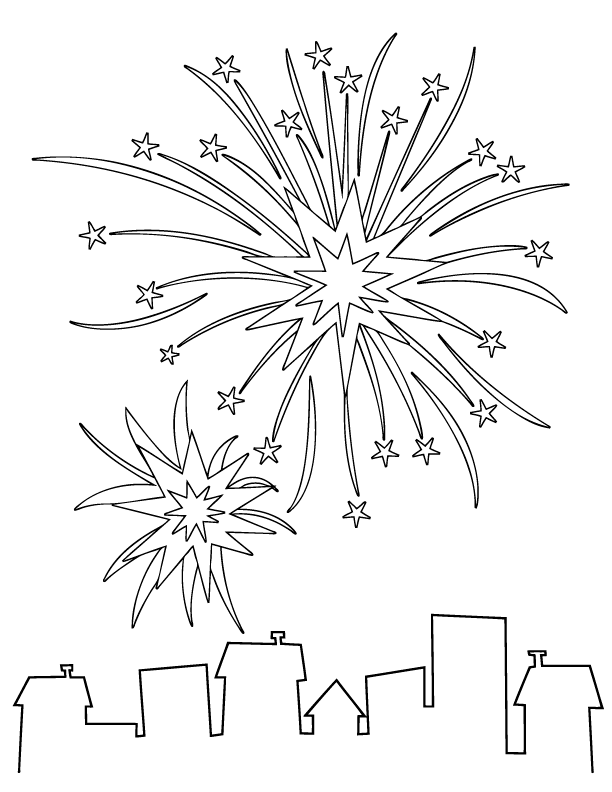 4th of July Coloring Pages - Make and Takes