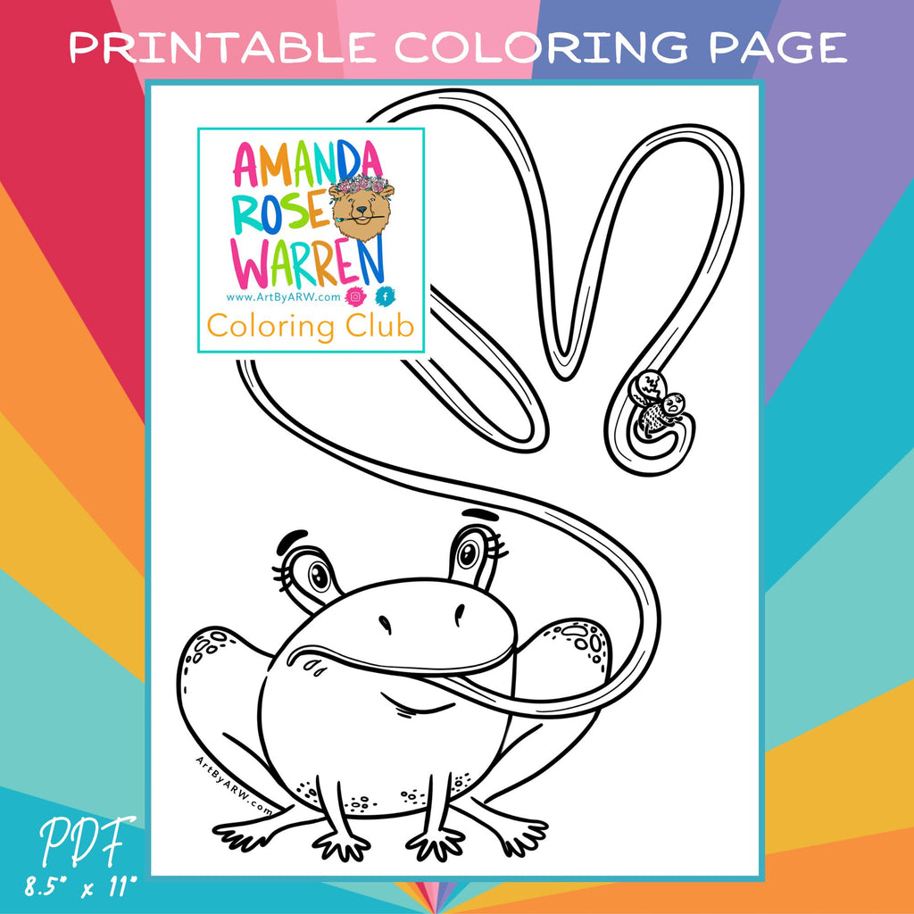 Monster from Amanda the Adventurer coloring page - Download, Print ...