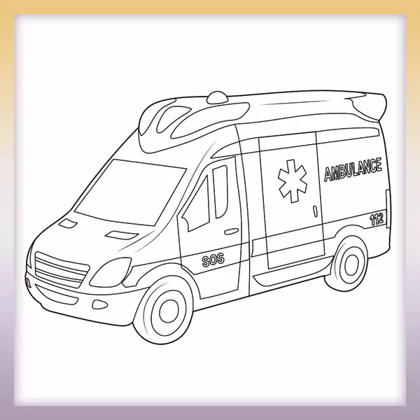 Ambulance – Coloringbook.pics