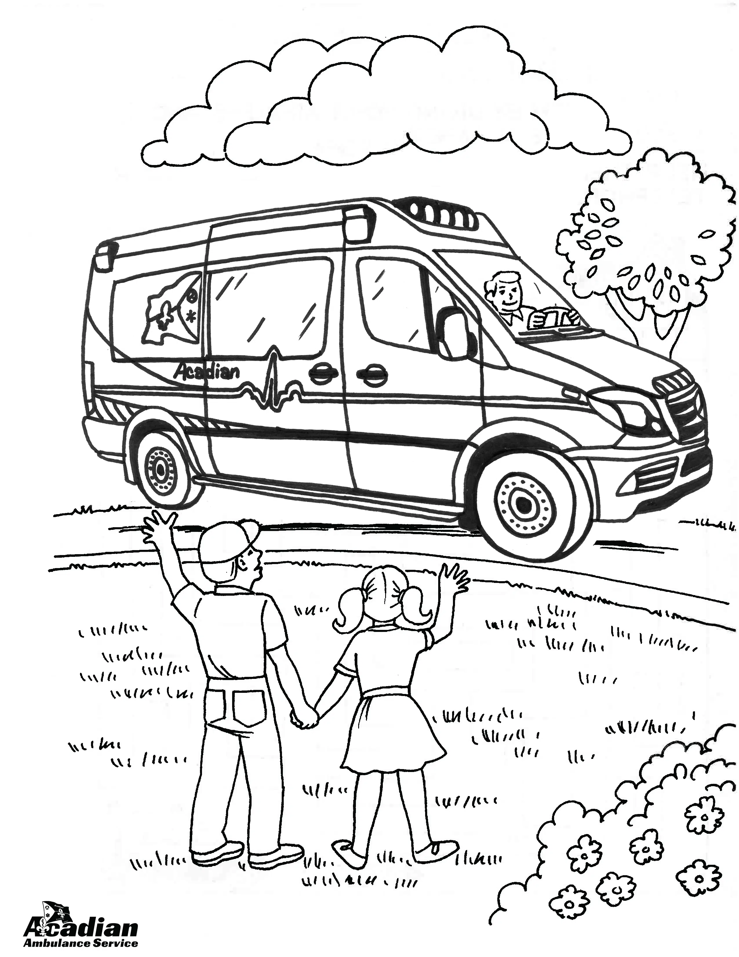 Coloring and Activity Sheets | Acadian Ambulance Service