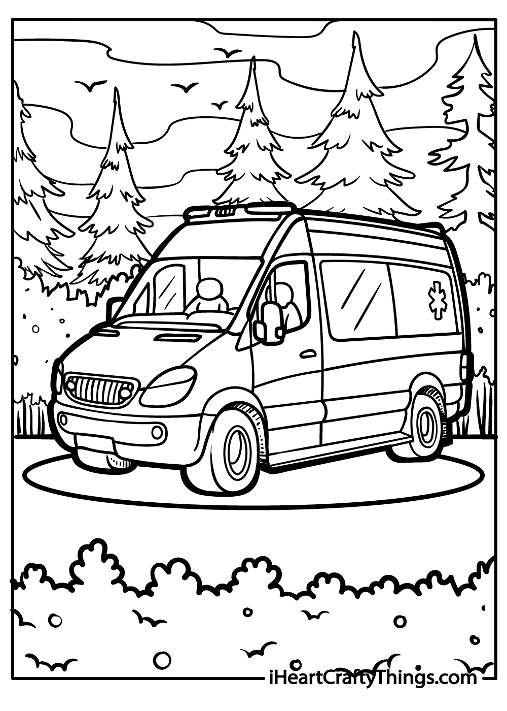 Ambulance Pages (100% Free Printables)