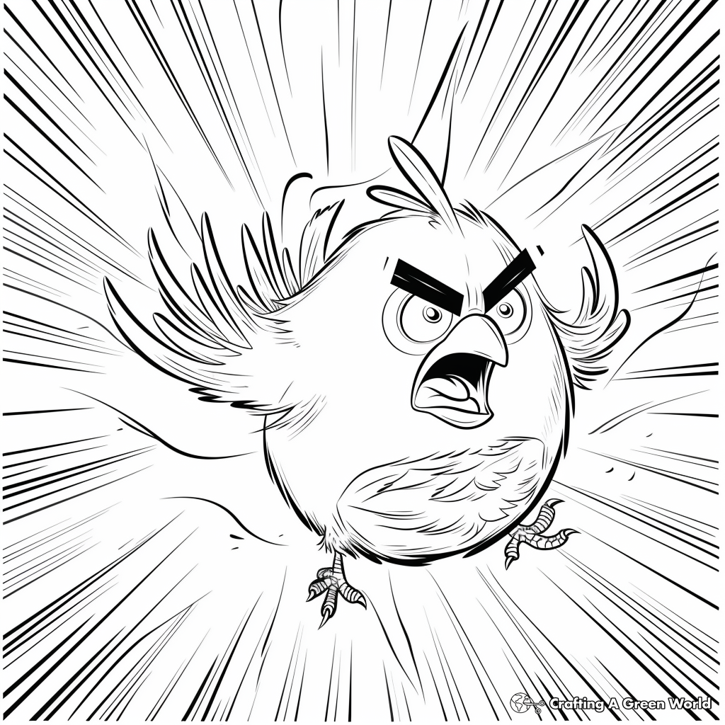 Angry Bird Coloring Pages - Free & Printable!