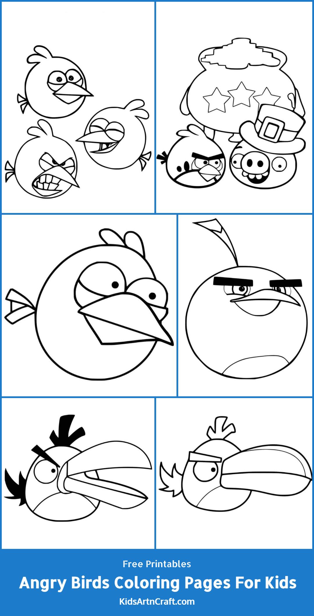 Angry Birds Coloring Pages For Kids – Free Printables - Kids Art ...