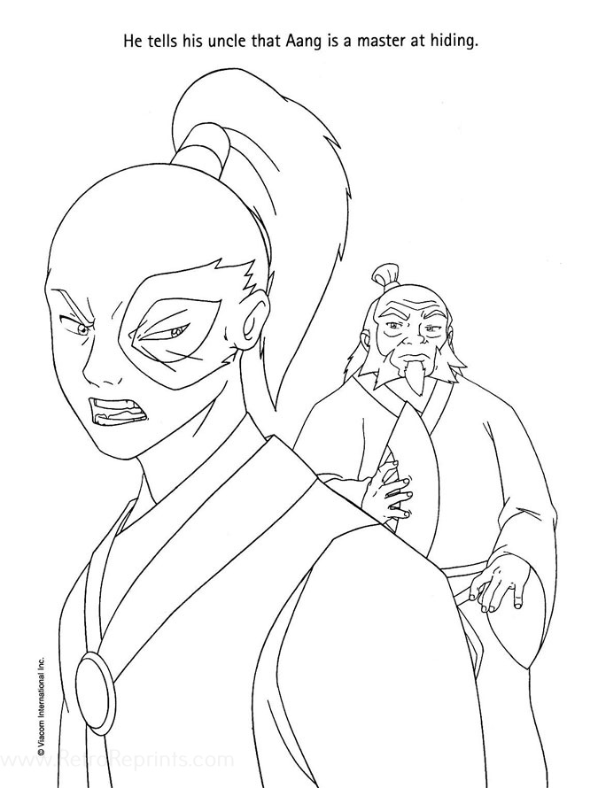 Avatar: The Last Airbender Coloring Pages | Coloring Books at ...
