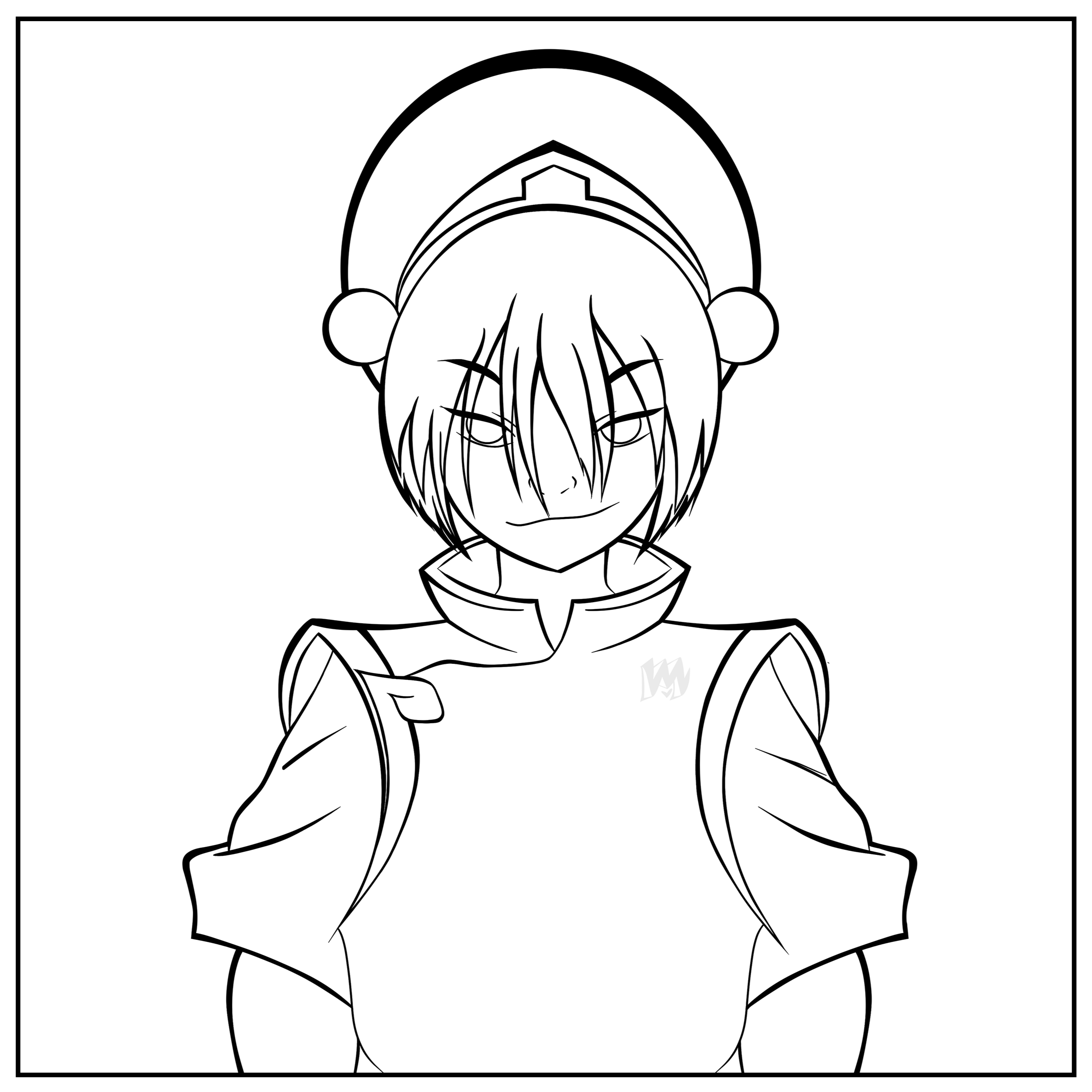 Toph Coloring Page – Meztermind