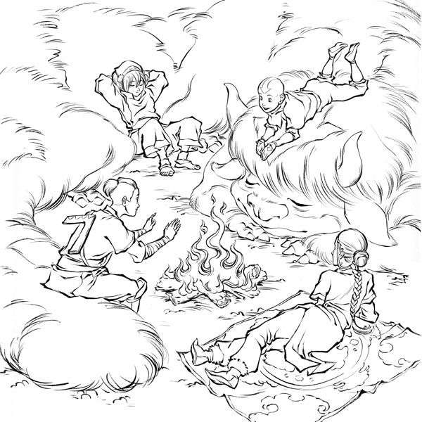 Avatar: The Last Airbender Coloring Book TPB