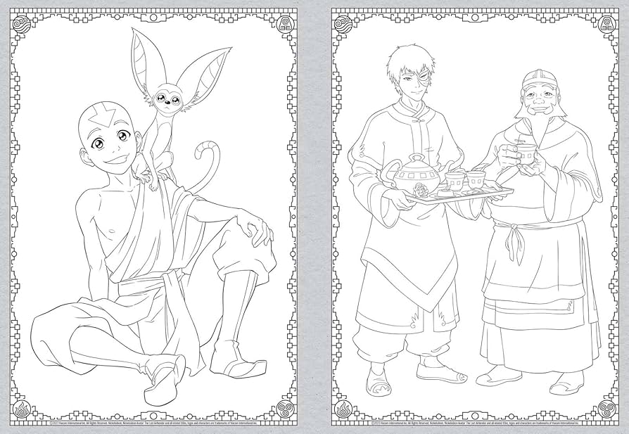 Avatar The Last Airbender: Ultimate Colouring Book (Nickelodeon) :  Amazon.co.uk: Books