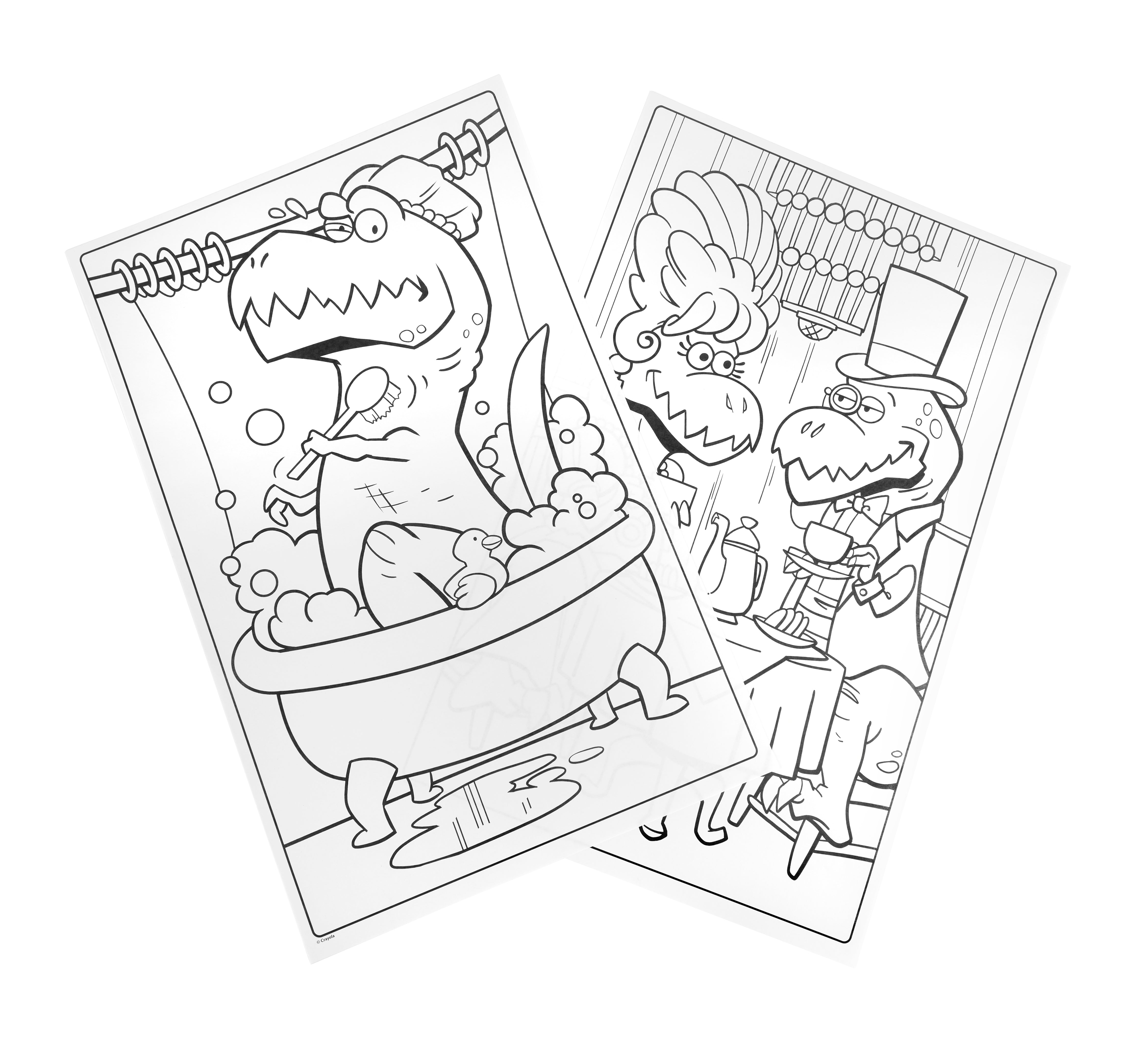 Crayola The Trouble With T-Rex Giant Colouring Pages – Toyworld NZ