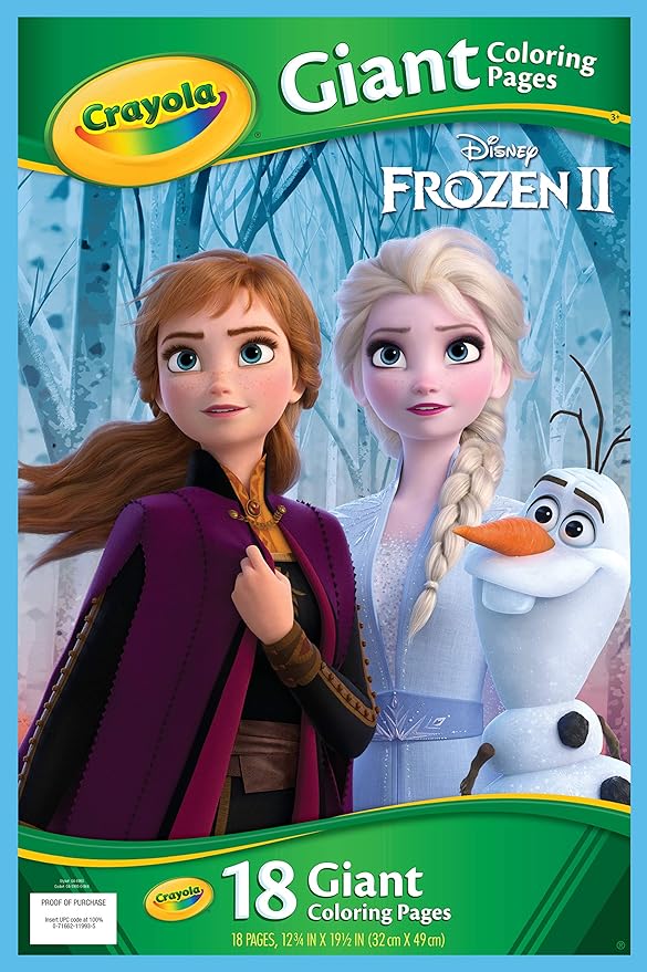 Crayola Giant Coloring Pages - Frozen