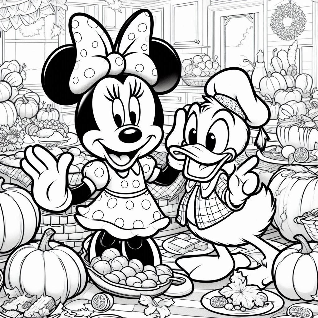 15 Disney-inspired Thanksgiving coloring pages kids will love ...