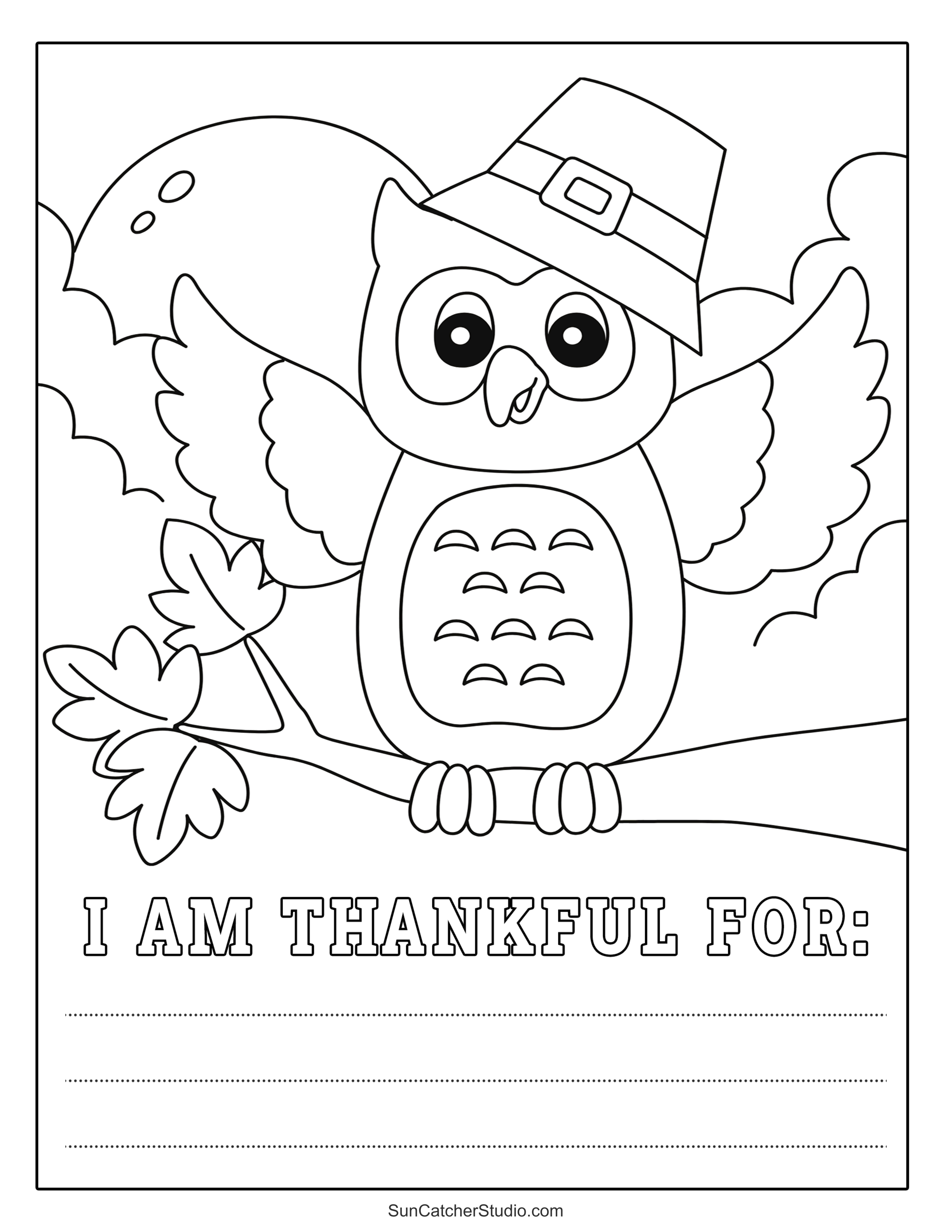 Thanksgiving Coloring Pages and Coloring Sheets – Free Printables ...