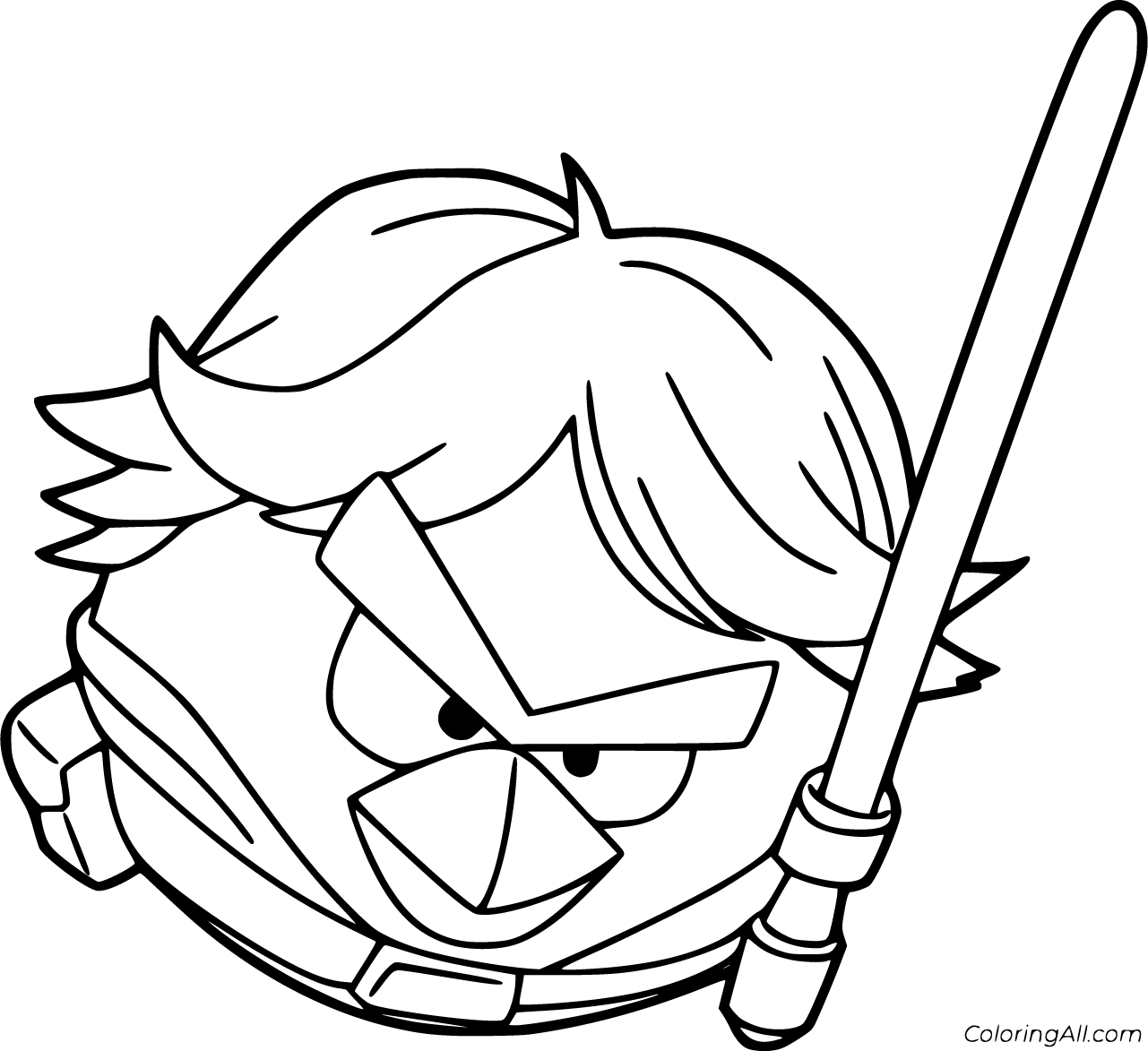 Angry Birds Star Wars Coloring Pages (48 Free Printables ...