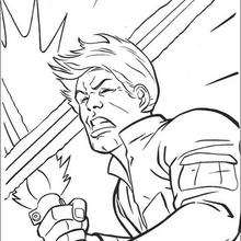 Luke skywalker the jedi fight coloring pages - Hellokids.com