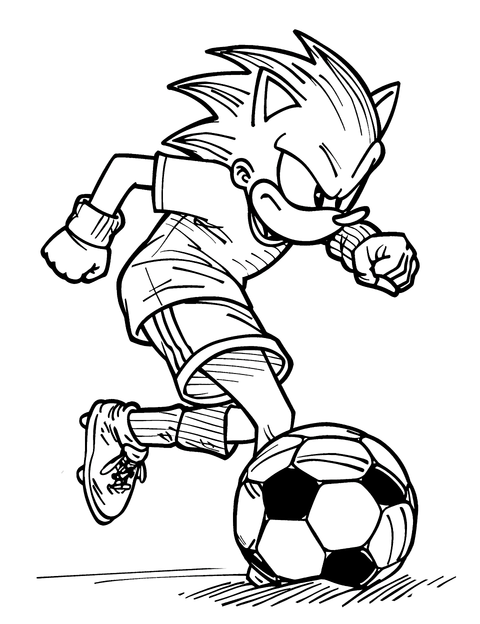 Free SOCCER Coloring Pages for Download (Printable PDF)