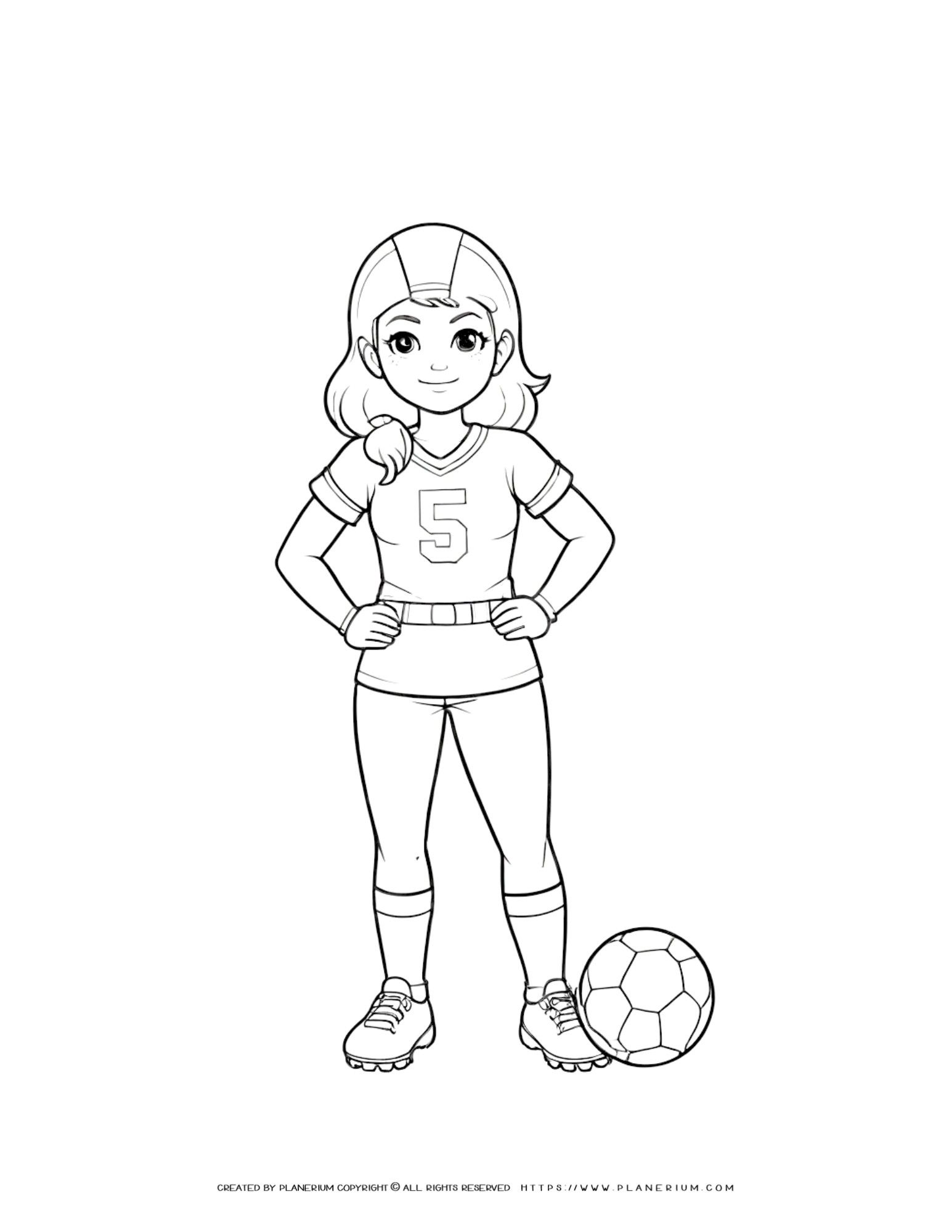 Soccer | Free Coloring Pages | crayola.com
