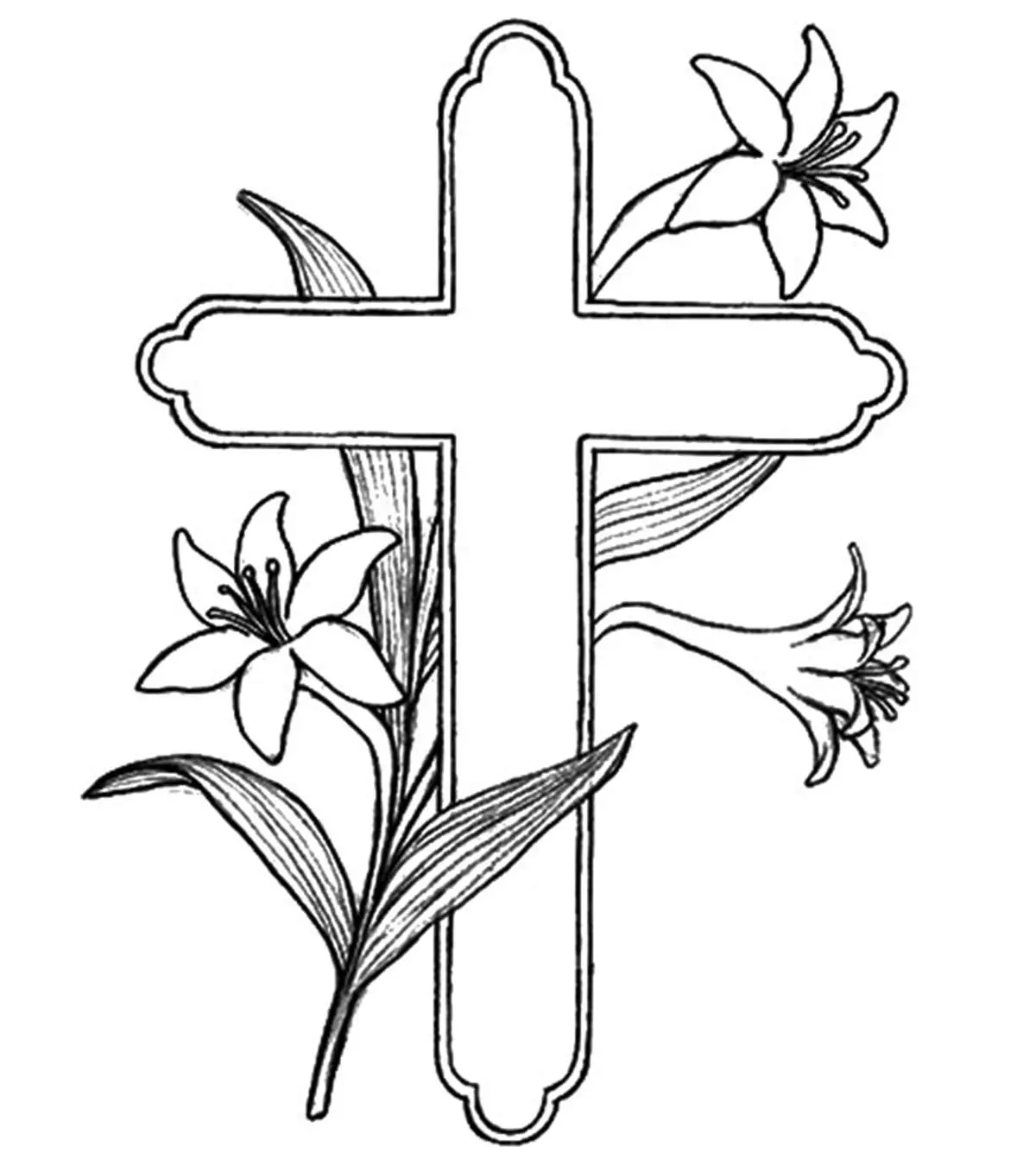 Top 10 Free Printable Cross Coloring Pages For Toddlers