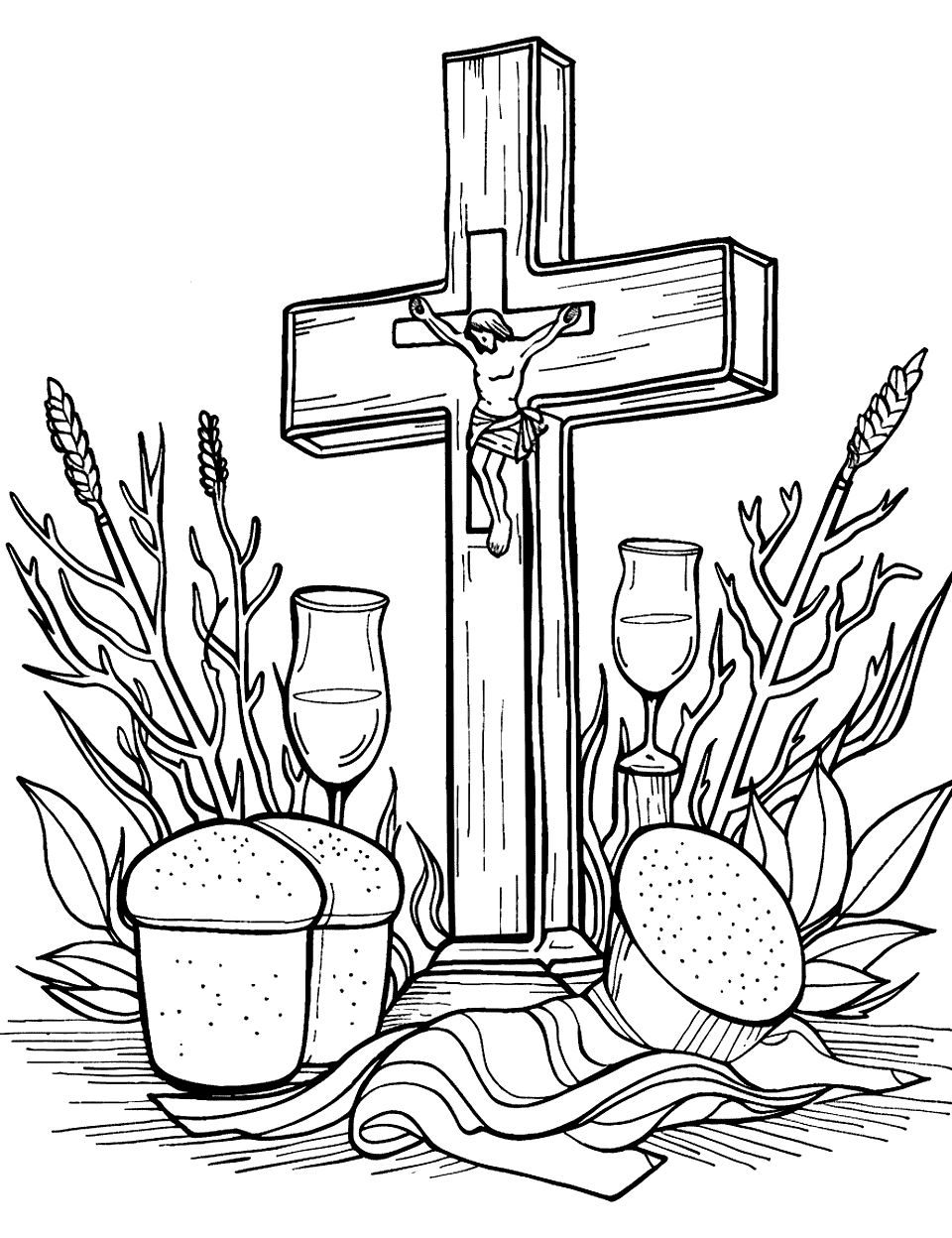 20 Cross Coloring Pages: Free Printables for Kids