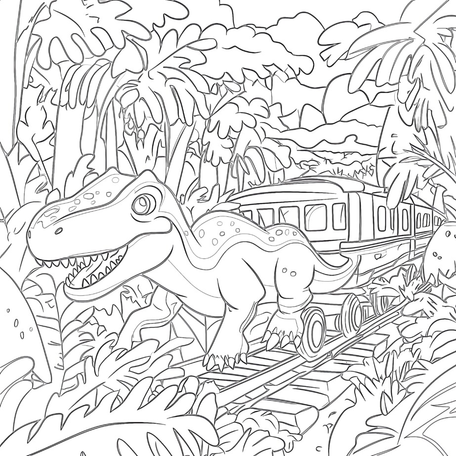 Dinosaur Train Coloring Pages | Coloring Pages Mimi Panda