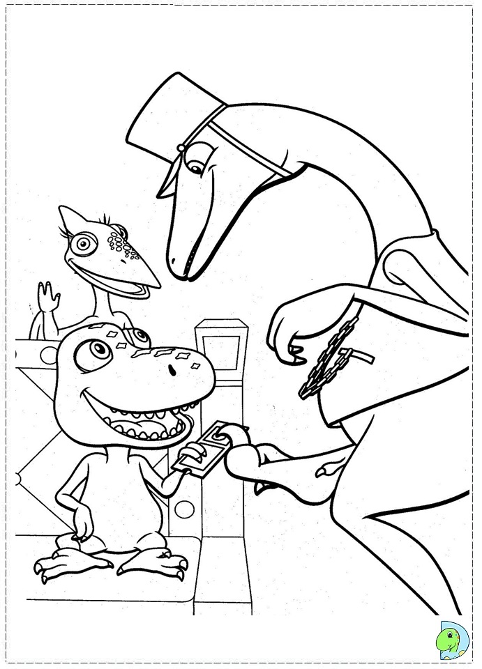 Dino train Coloring page- DinoKids.org