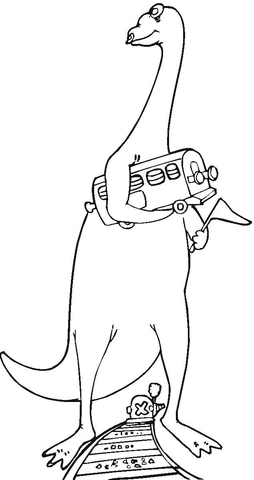 Dinosaur Train coloring page | Free Printable Coloring Pages