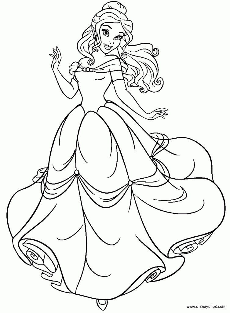 Beauty-and-the-Beast-Coloring-Pages-2-Disney-Kids-39-Games | Cute ...
