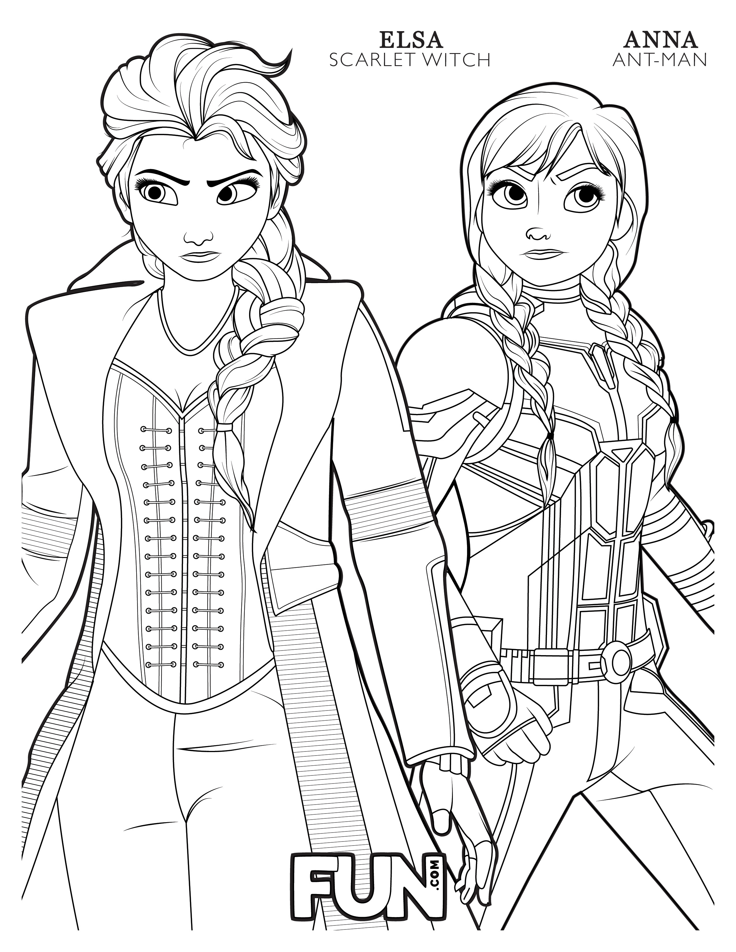 Feel the Magic With These Mashup Disney Coloring Pages [Printables ...