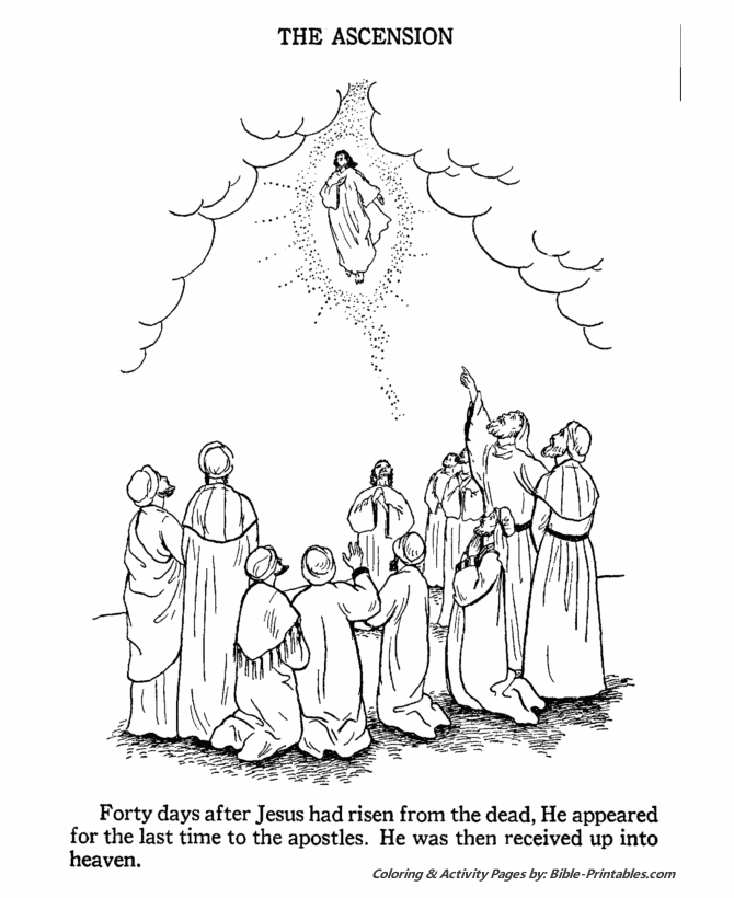 Easter Bible Coloring page 19 | Bible-Printables