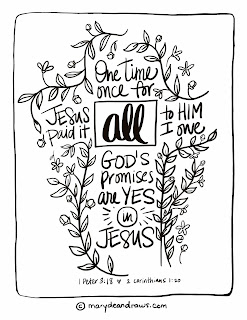 Pain, Good news, and an Easter Bible Verse Coloring Page in ...