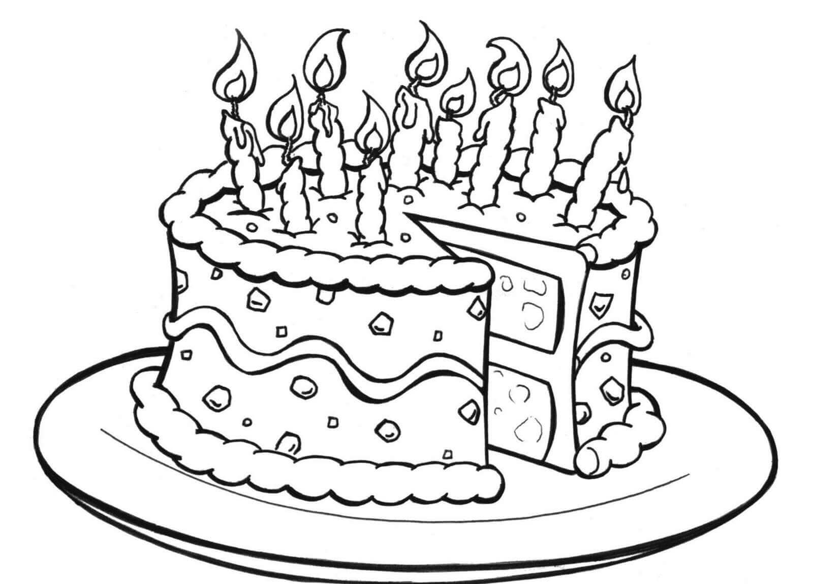 Happy Birthday Coloring Pages – Printable Coloring Pages. FREE