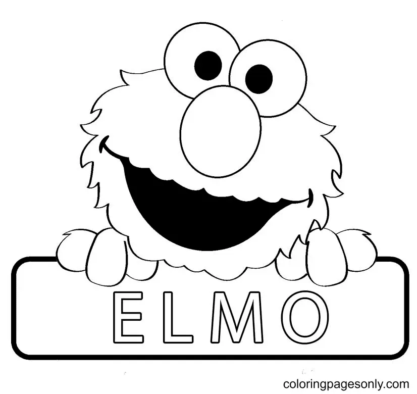 Elmo Coloring Pages to Print - Free Printable Coloring Pages