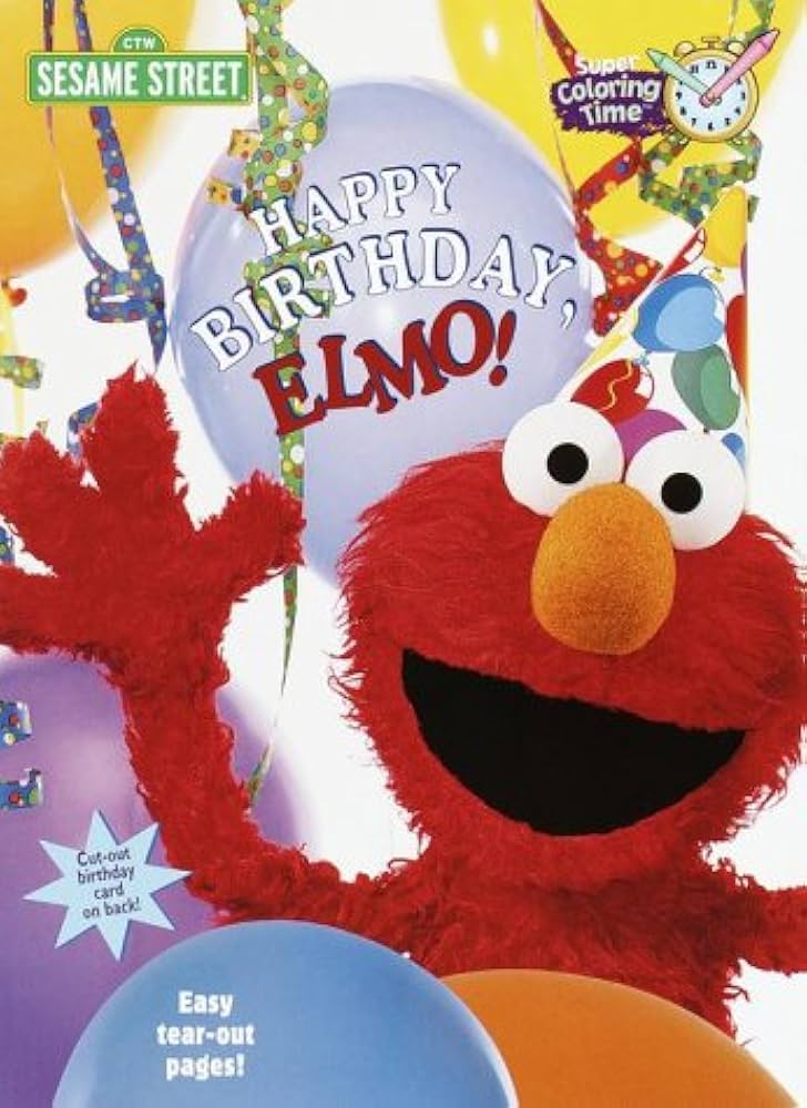 Happy Birthday, Elmo! (Super Coloring Time): Skillicorn, Mark ...