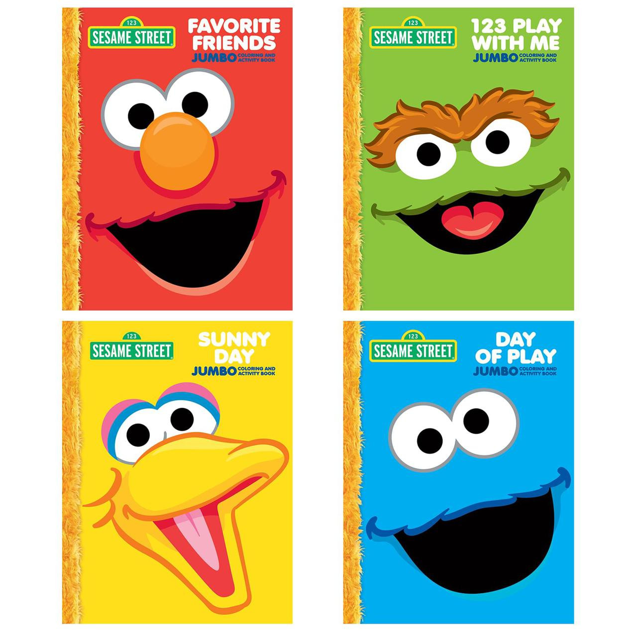 Elmo Happy Birthday Jumbo Coloring Book