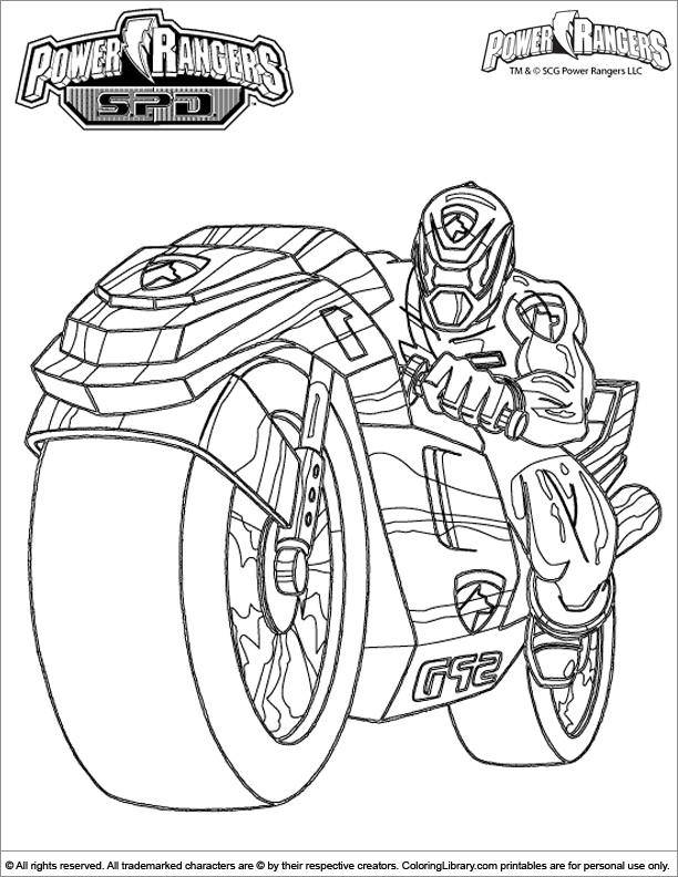 Power Rangers #49992 (Superheroes) – Free Printable Coloring Pages