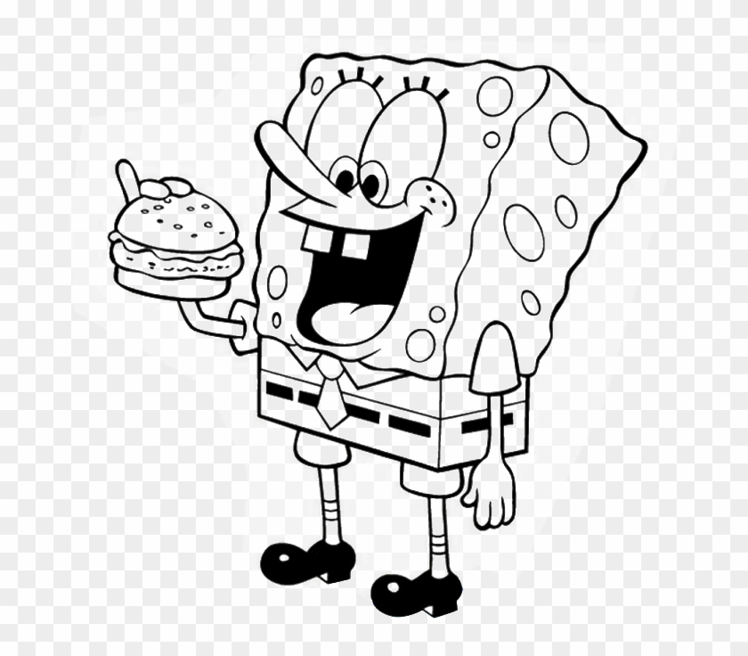 Spongebob And Gary Coloring Page - Spongebob Coloring, HD Png ...