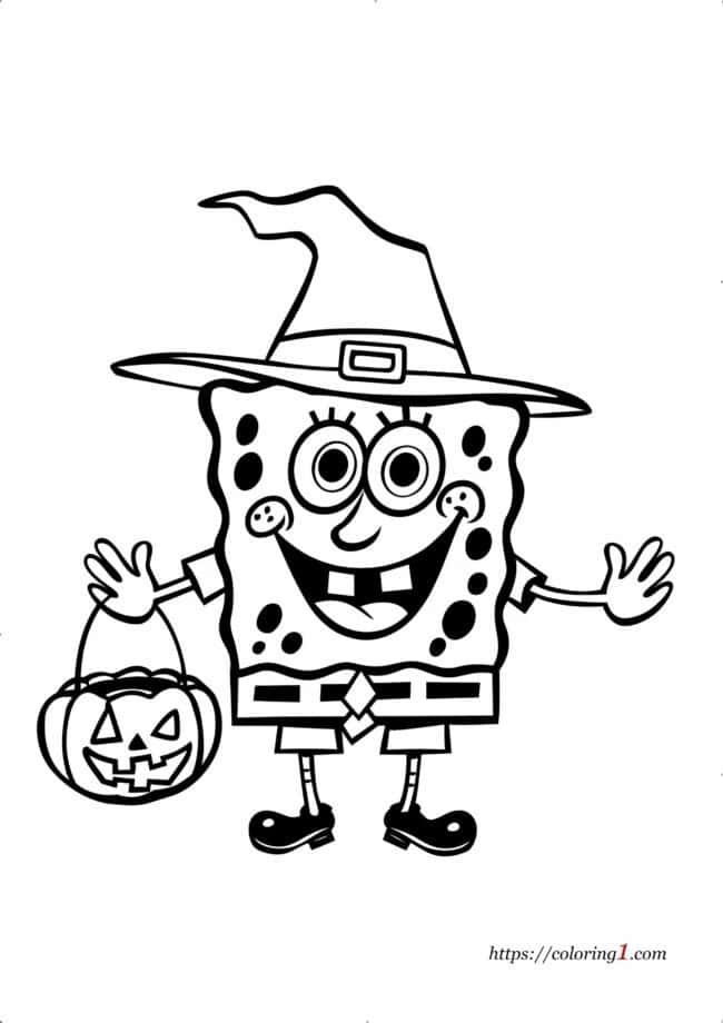 SpongeBob Coloring Pages - 27 Free Printable Coloring Sheets | 2024