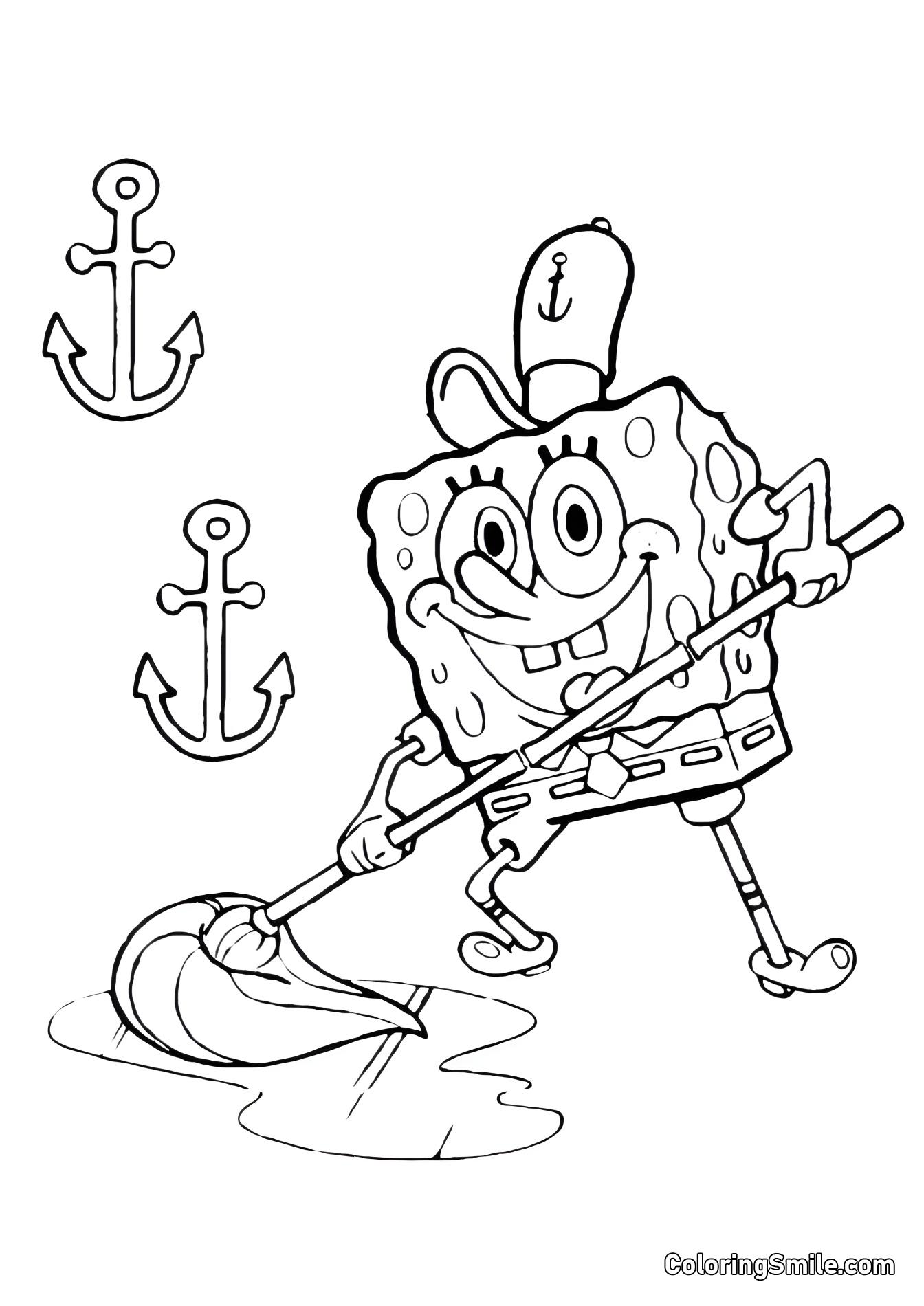 SpongeBob Coloring Pages for Kids | Free Printable Pictures