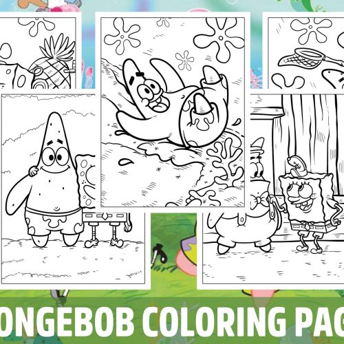 Spongebob Coloring Pages for Kids, Girls, Boys, Teens Birthday ...
