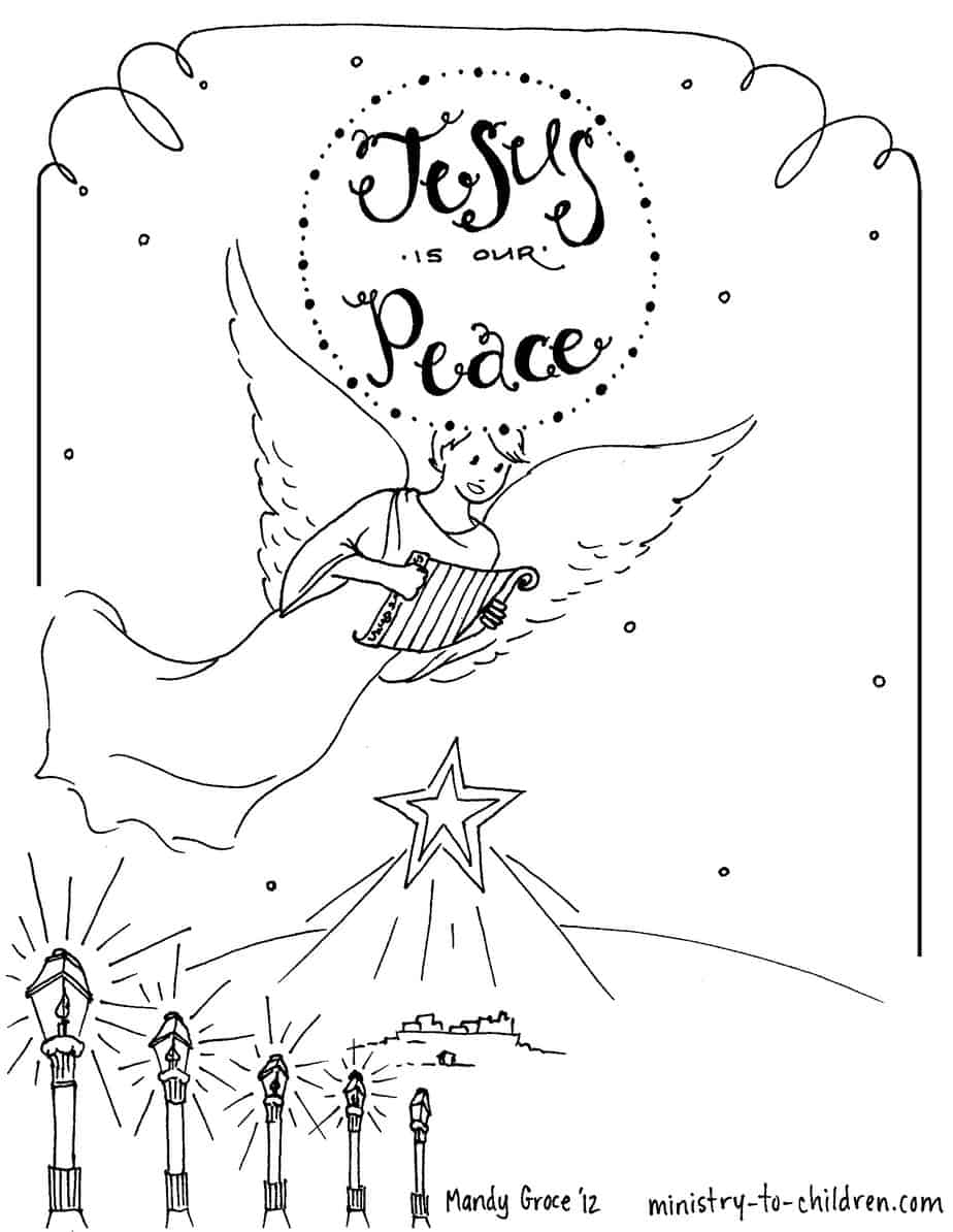 Baby Jesus Is Born - Coloring Activity Book - Digital Download ...