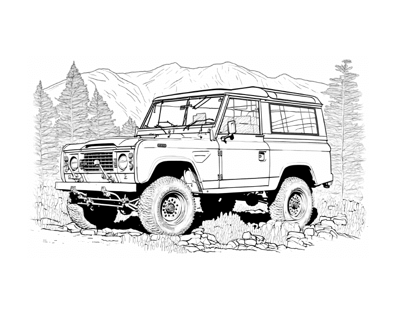 Jeep Coloring Page Download Printable PDF | Templateroller