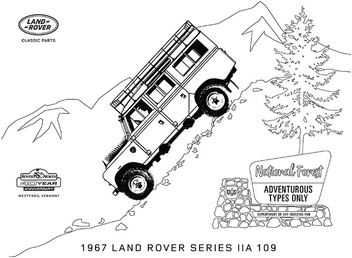 Land Rover Coloring Book | Rovers North - Land Rover Parts and ...