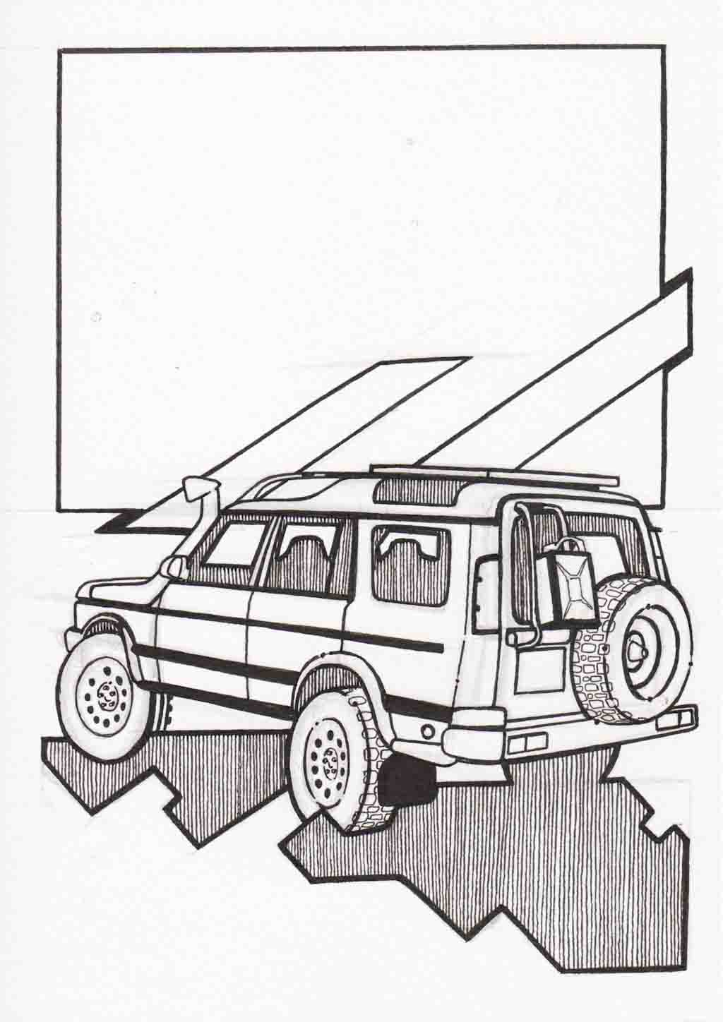 Inspiration from @matt_ske /Land Rover Discovery Handmade Artwork ...