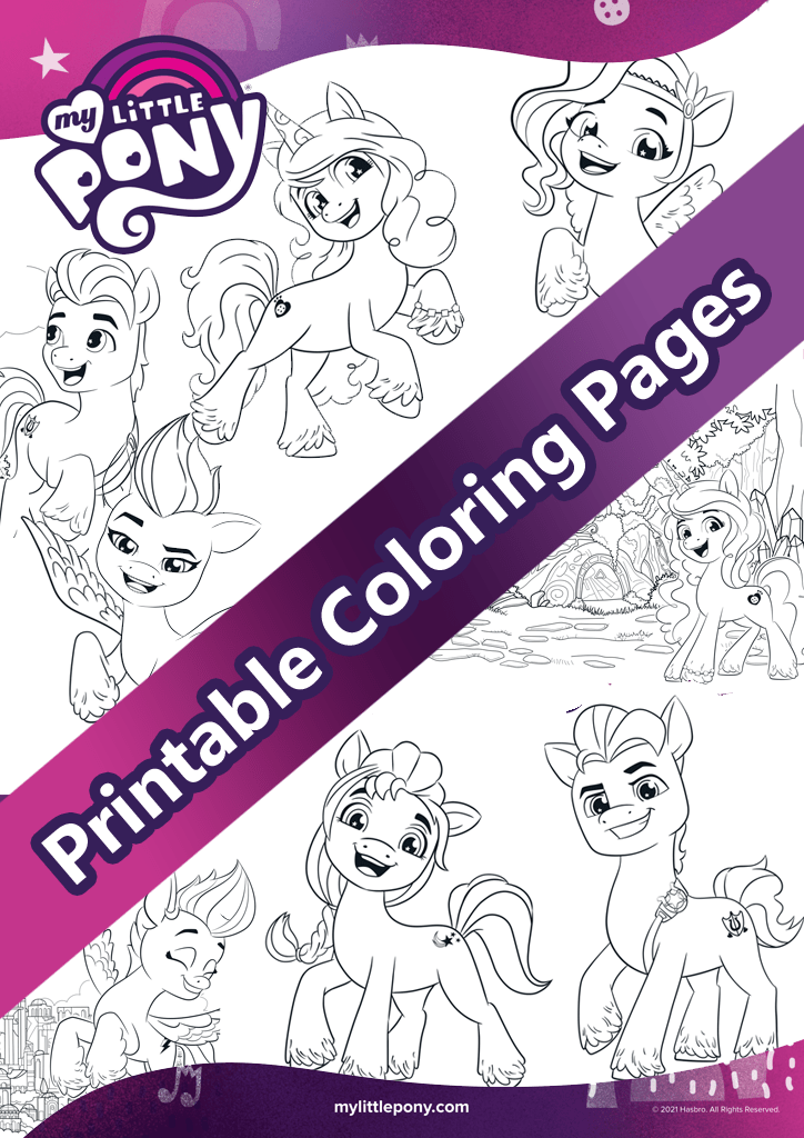 My Little Pony A New Generation Printable Coloring Pages – SKGaleana