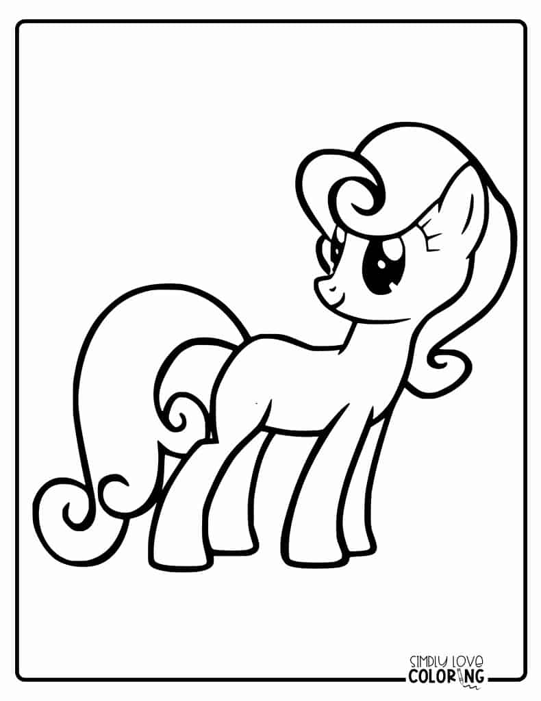 88 My Little Pony Coloring Pages (Free PDF Printables) - Simply ...