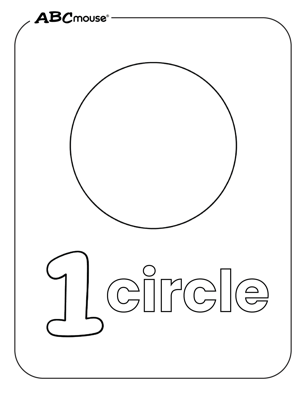 Number One Coloring Pages | ABCmouse