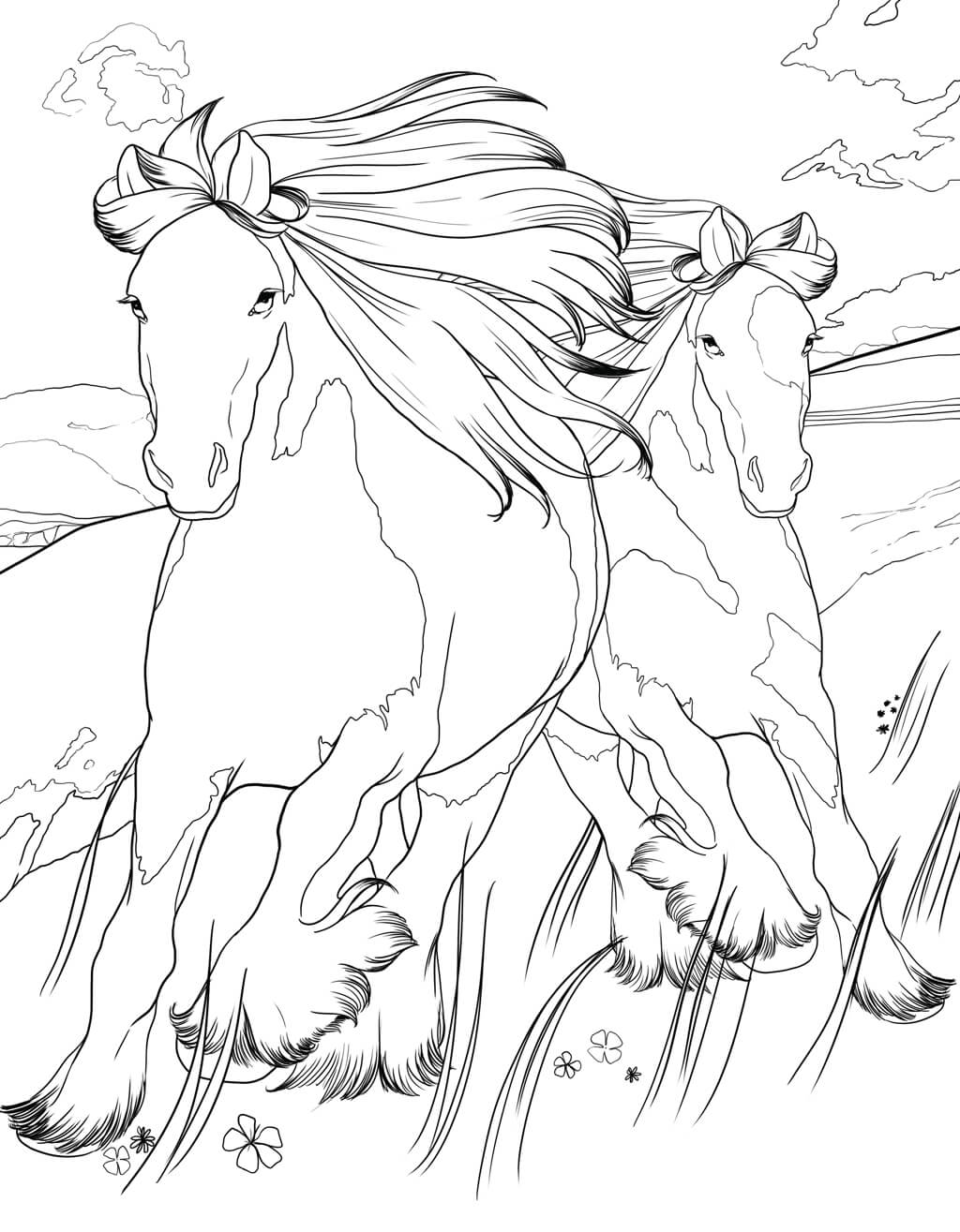 Horse Coloring Book – Young Dreamers Press