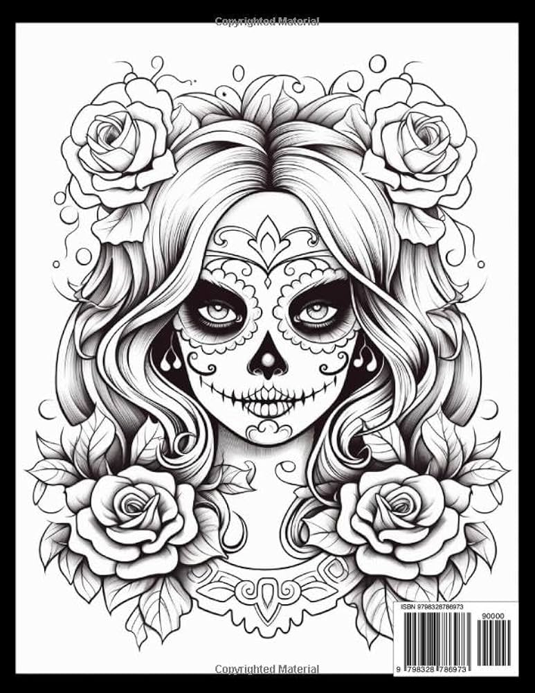 Sugar Skull Owl Coloring Pages - Free & Printable!