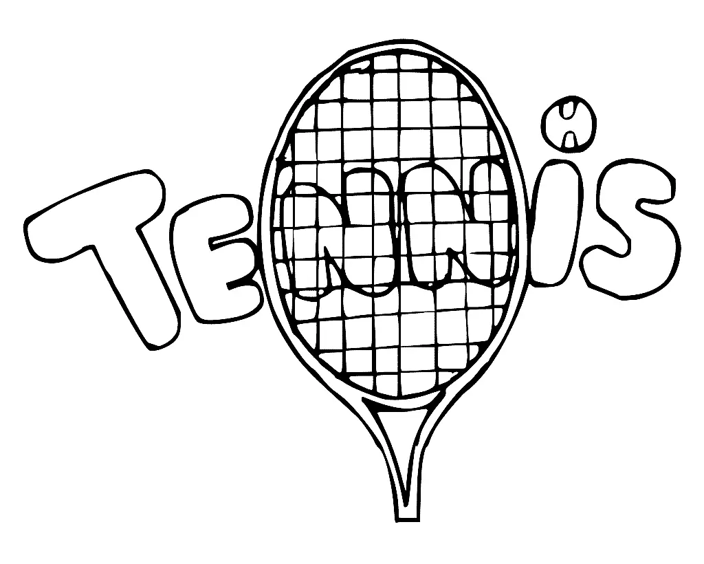 Tennis Coloring Pages to Print - Free Printable Coloring Pages