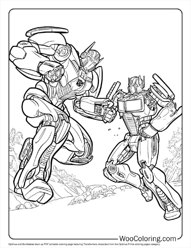 100+ Optimus Prime coloring pages (Free PDF To Print) | Woo Coloring