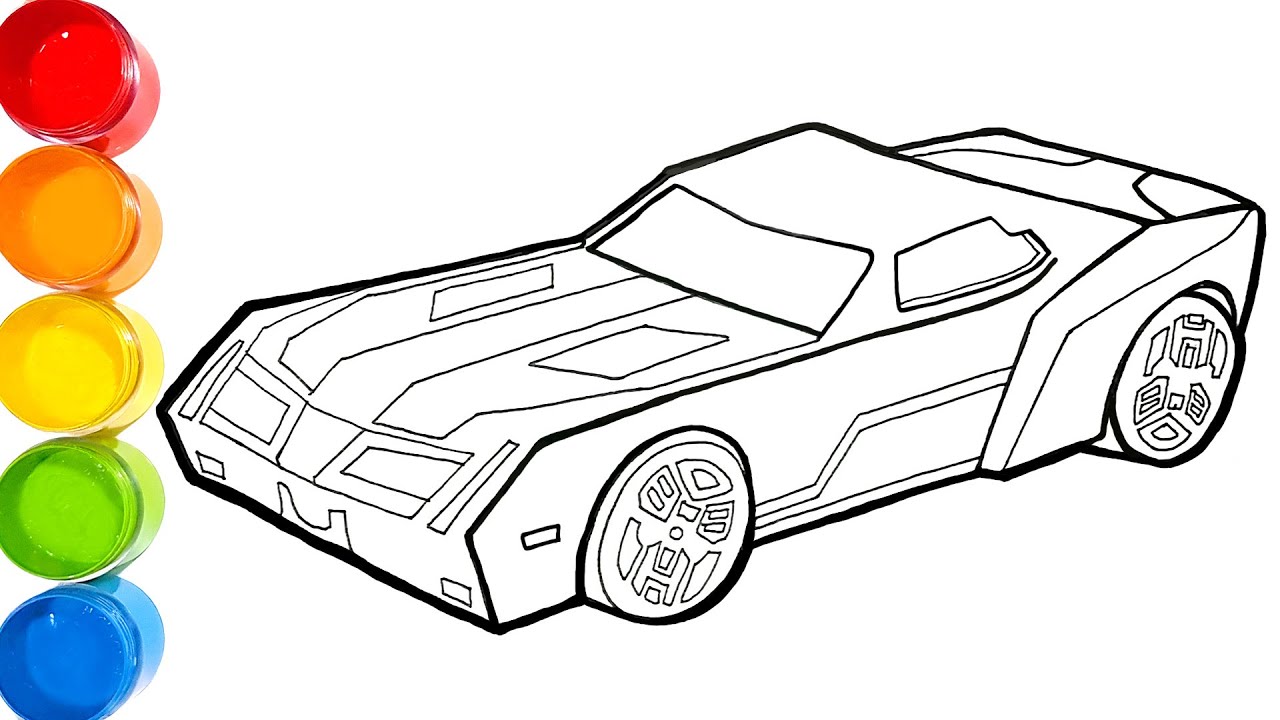 How to Draw and Color Transformers Bumblebee | Transformer Coloring Page
