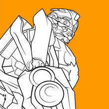 Transformers bumblebee coloring pages - Hellokids.com